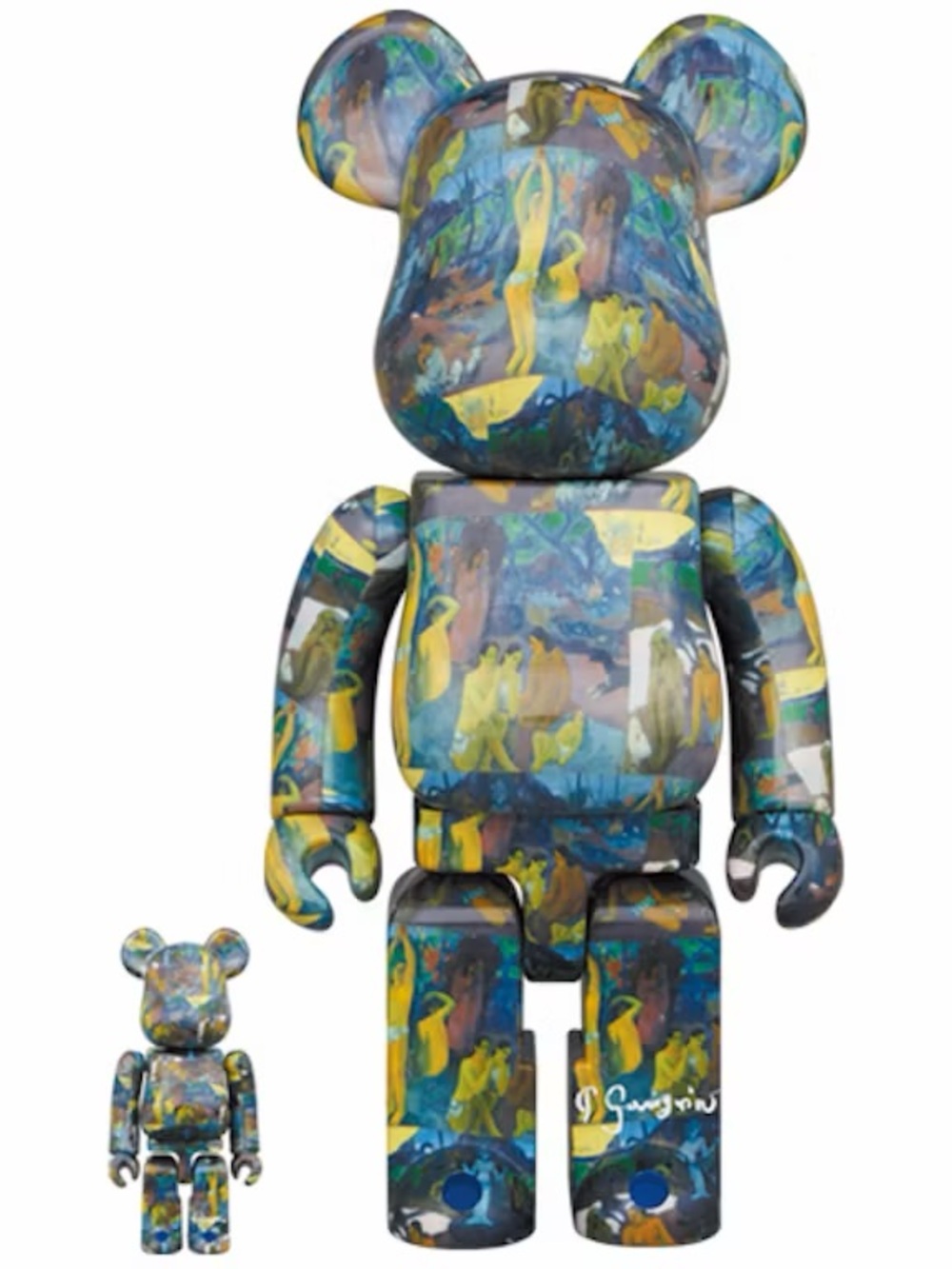 Bearbrick Eugene henri Paul Gauguin 400% and 100% set